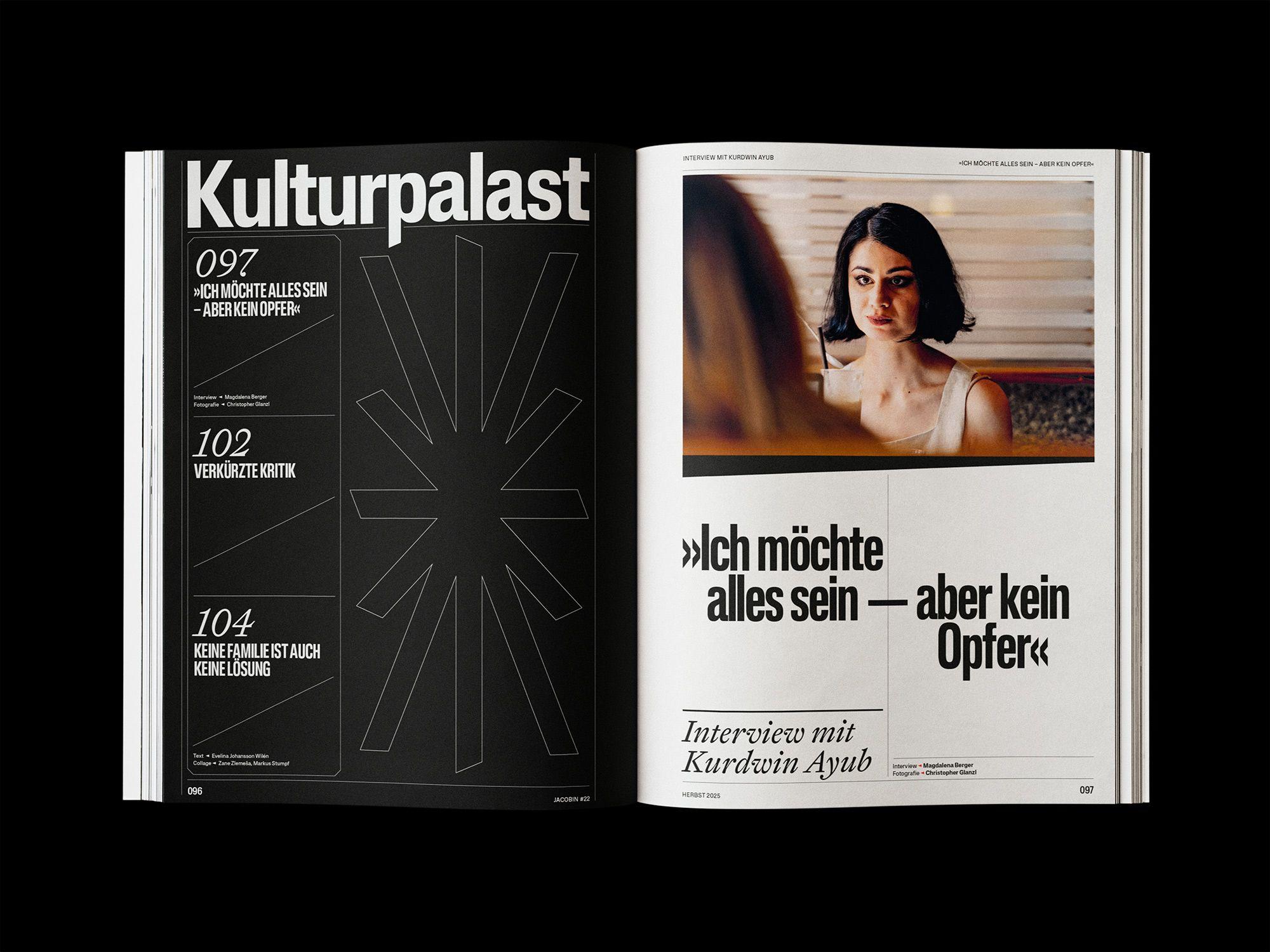 Doppelseite der JACOBIN Ausgabe #22 »Die Partei, die wir brauchen«