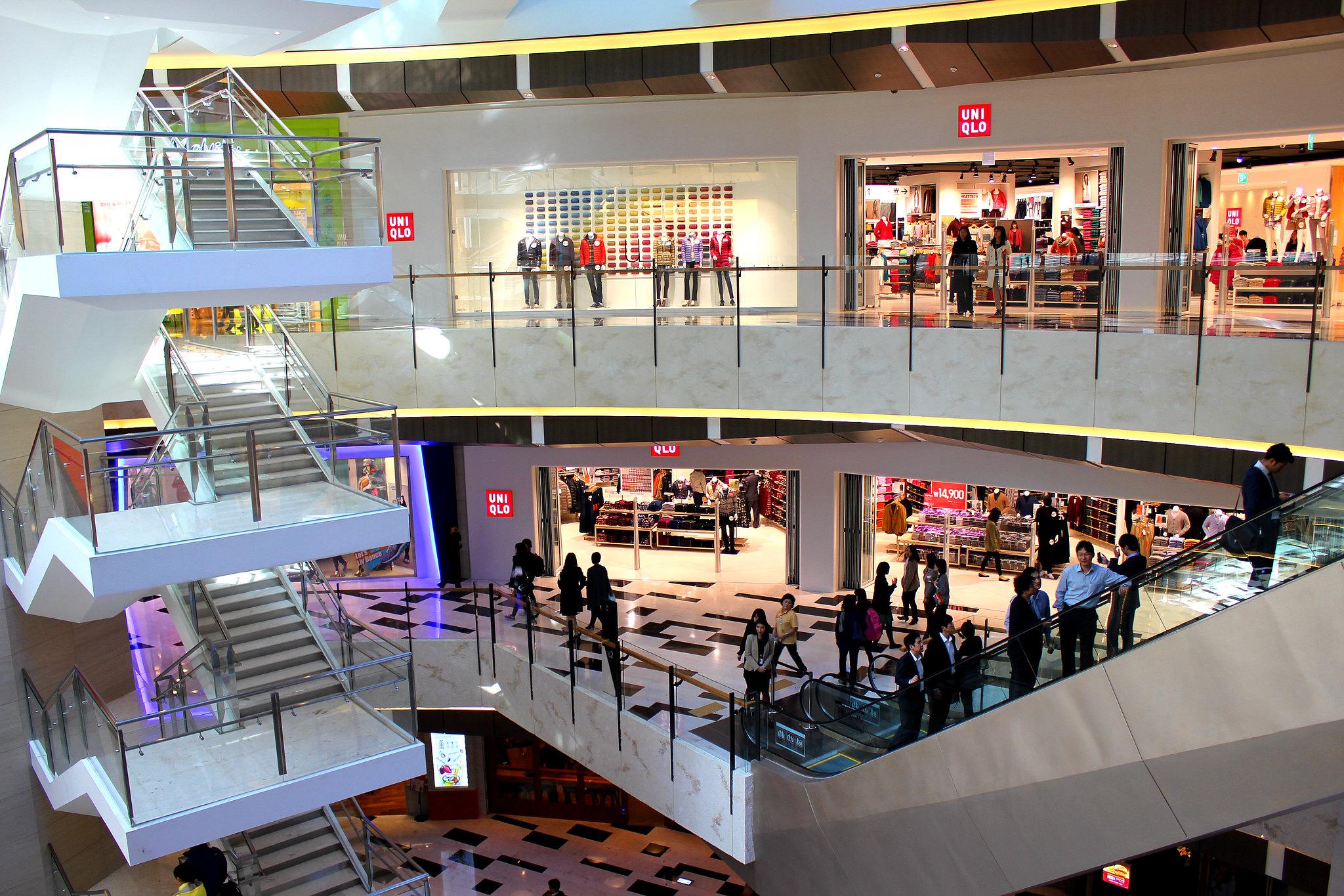 Die IFC Mall in Seoul, Südkorea, erbaut 2012.