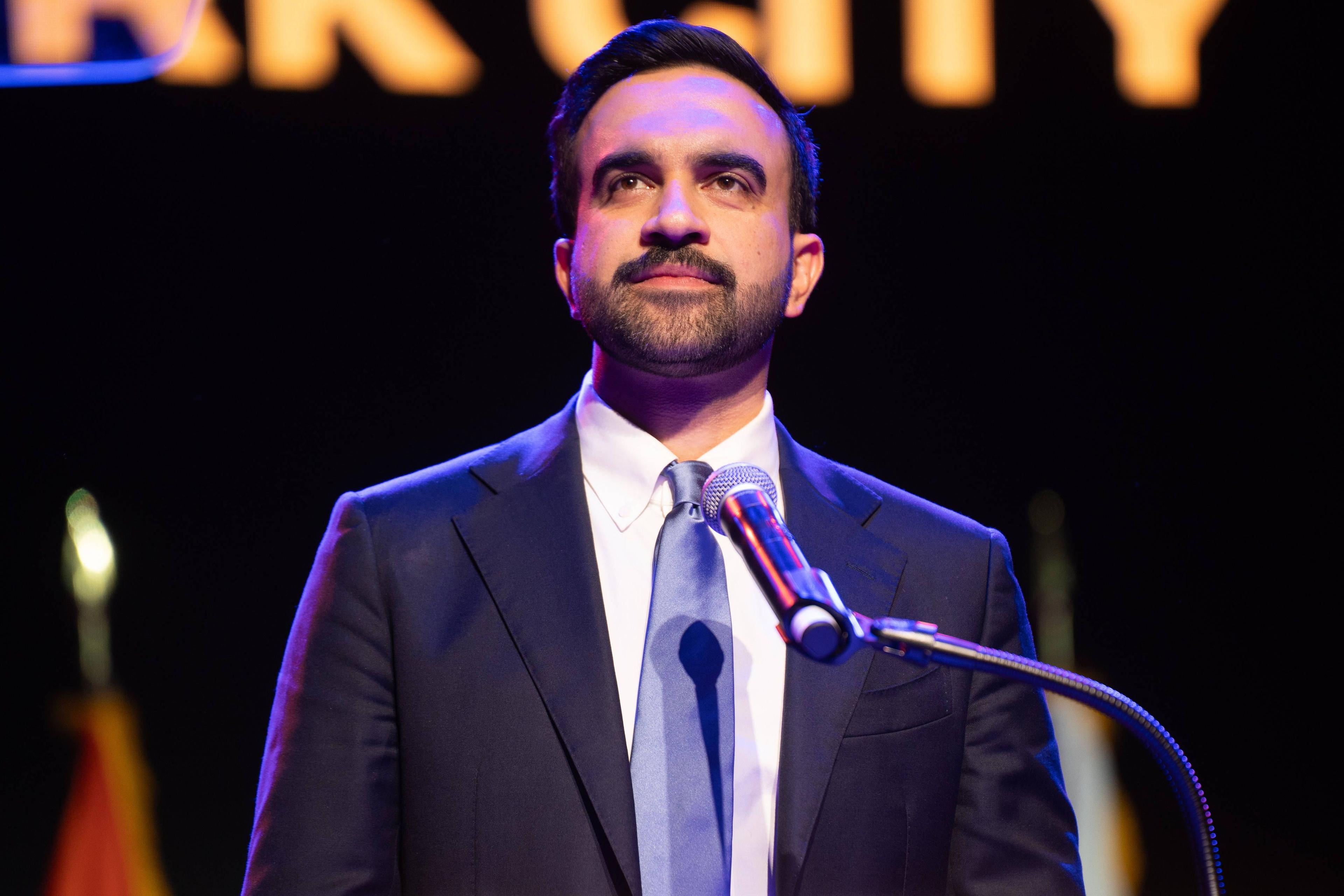 Zohran Mamdani auf seiner Wahlparty in New York, 4. November 2025.