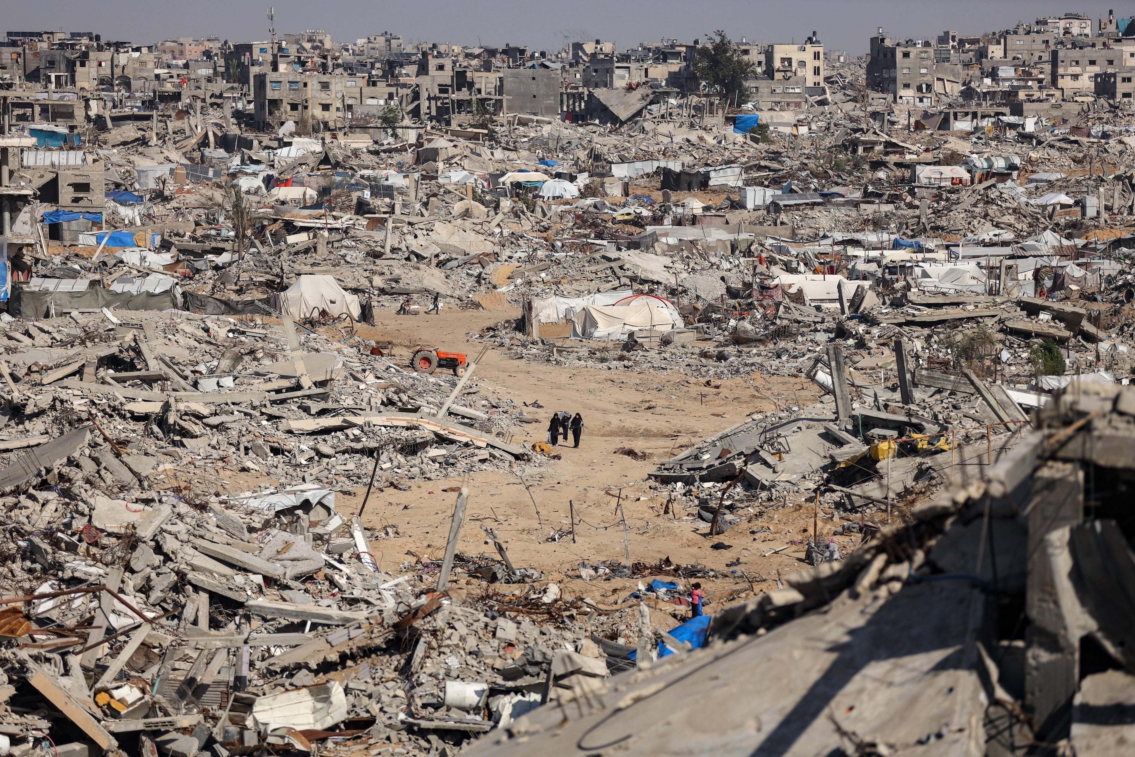 Gaza: Hier haben laut deutschen Medien wenige bis keine »Großangriffe« stattgefunden.