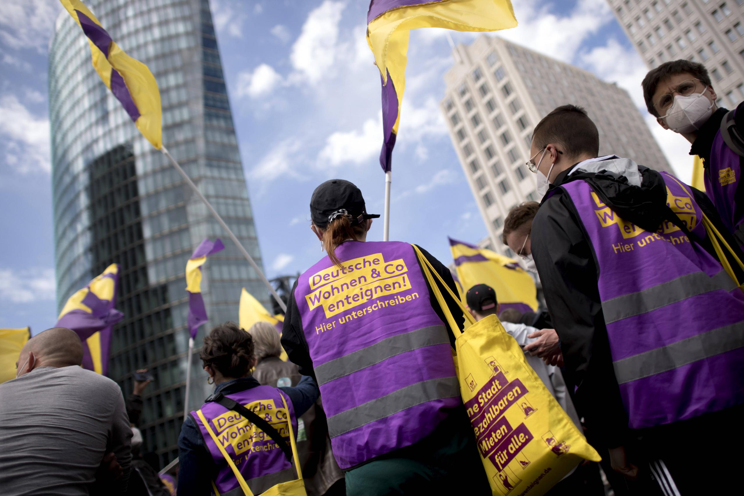 Auf den Mietendemos, wie hier am 25. Mai, trafen sich letztlich immer dieselben Menschen und dasselbe Milieu.