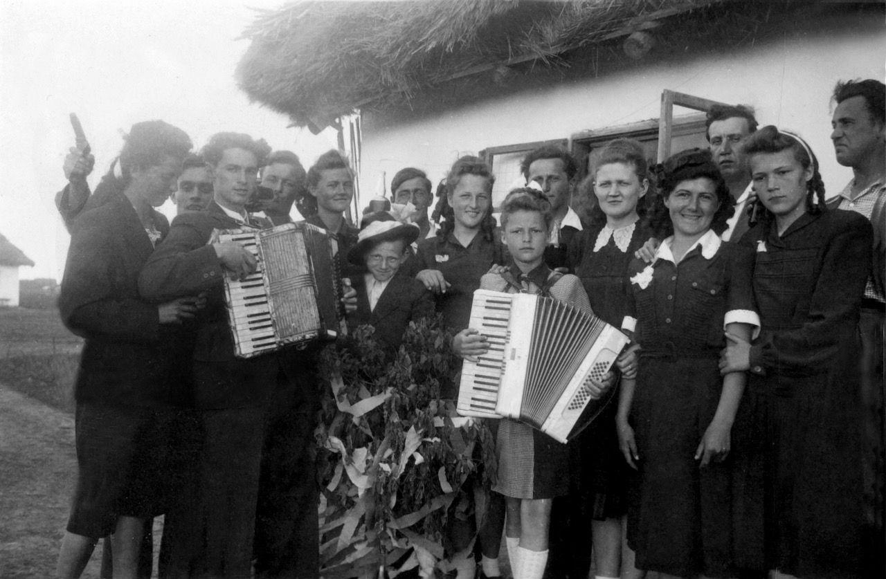 Maibaumfeier in Dâlga, 1954