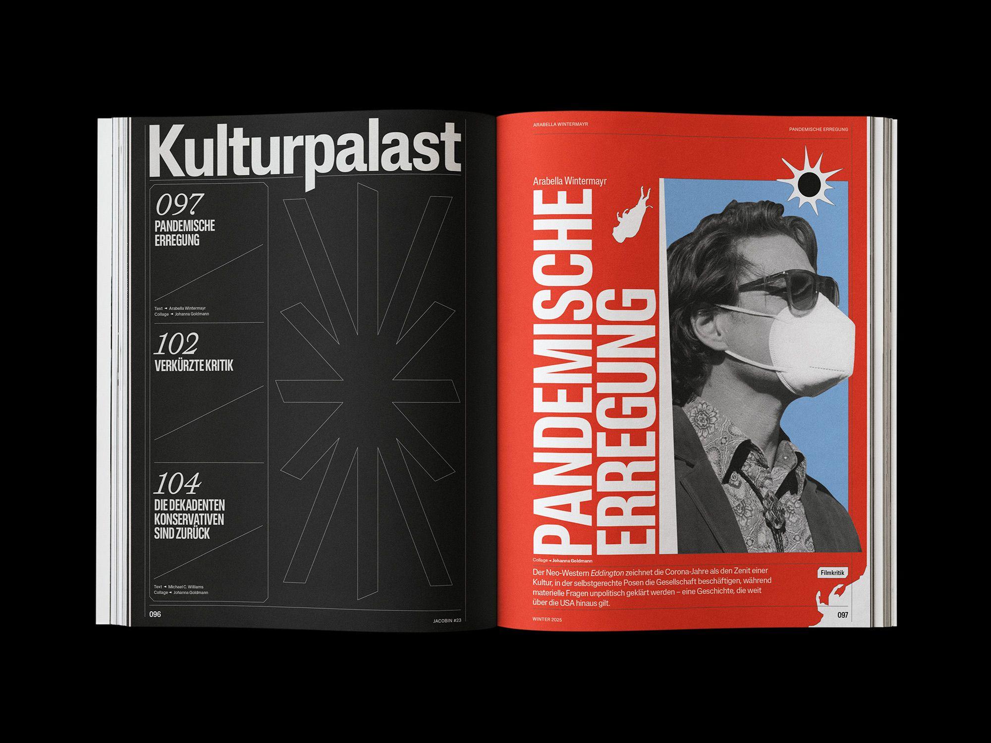 Doppelseite der JACOBIN Ausgabe #23 »Liebe«